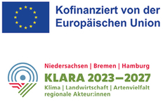 Logos der EU und KLARA 2023-2027